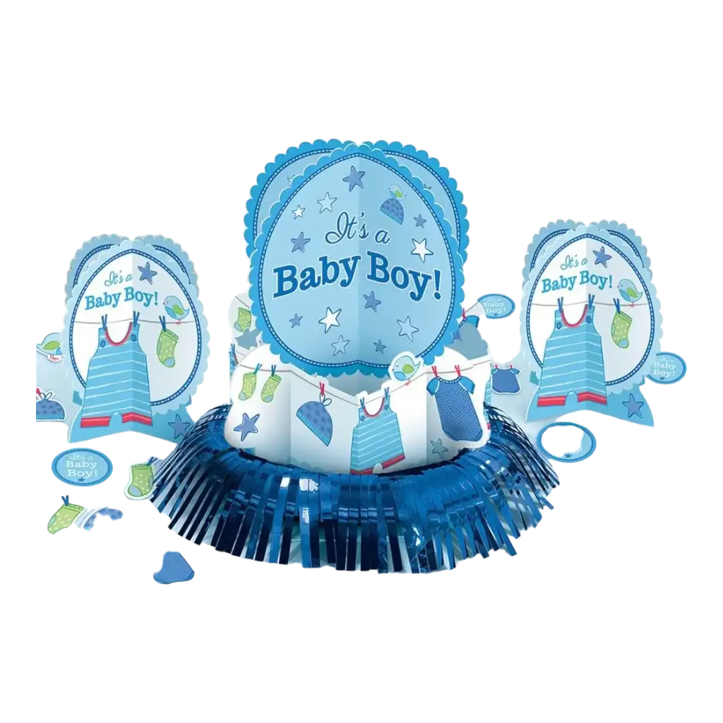 Baby Shower Boy table decoration kit (23 pieces)
