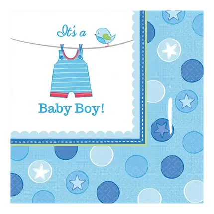 It's a Boy napkin (set of 16)