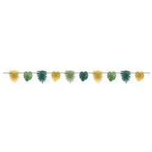 Tropical leaves garland 365cm