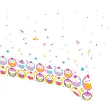 Tablecloth With Cupcake Pattern 120x180cm