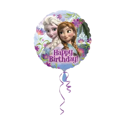 Happy Birthday Balloon Snow Queen ø43cm