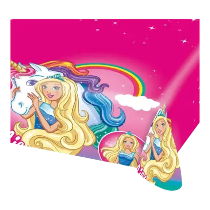 Barbie Dreamtopia plastic tablecloth