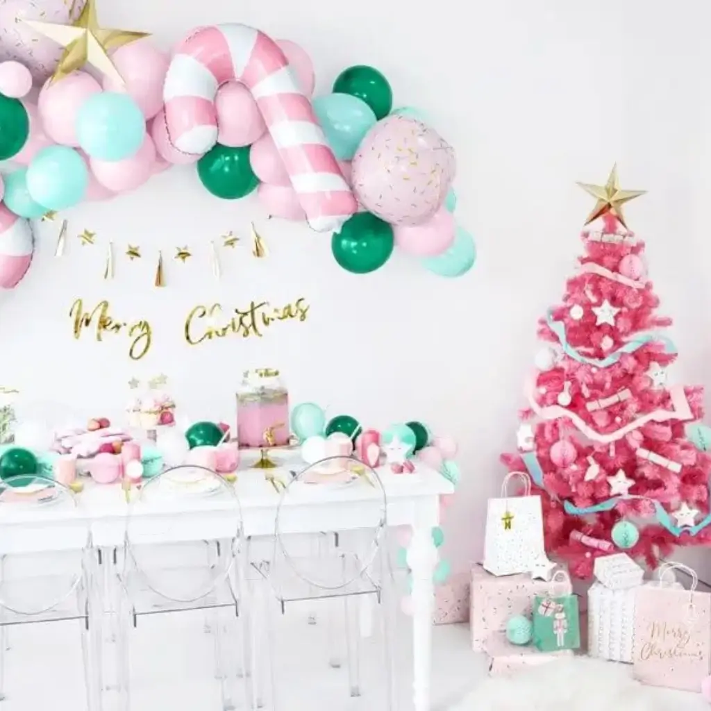 Merry Christmas Gold paper garland