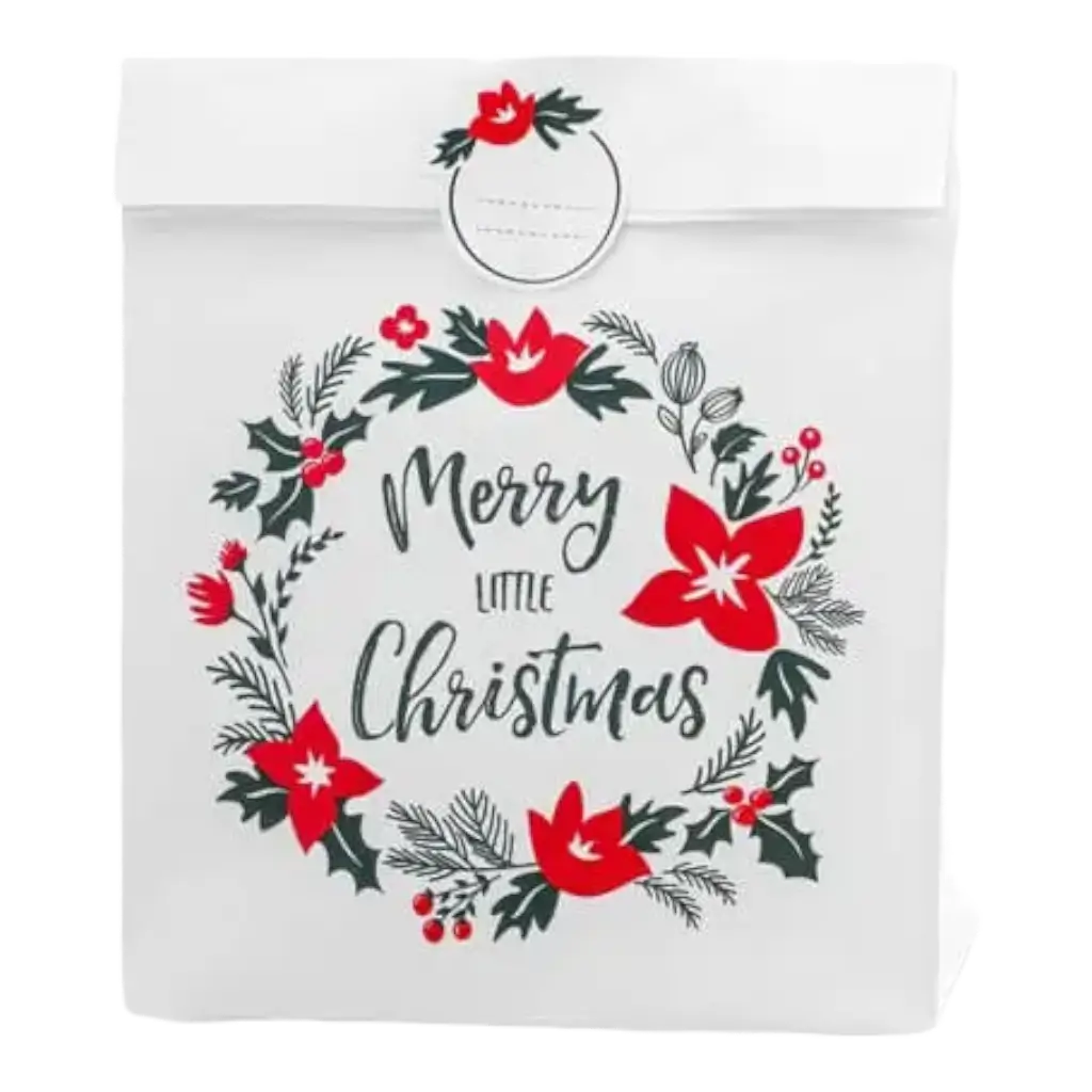 Merry Little Christmas gift bag (3 pieces)