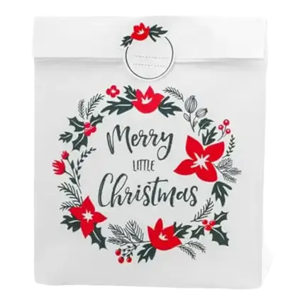 Merry Little Christmas gift bag (3 pieces)