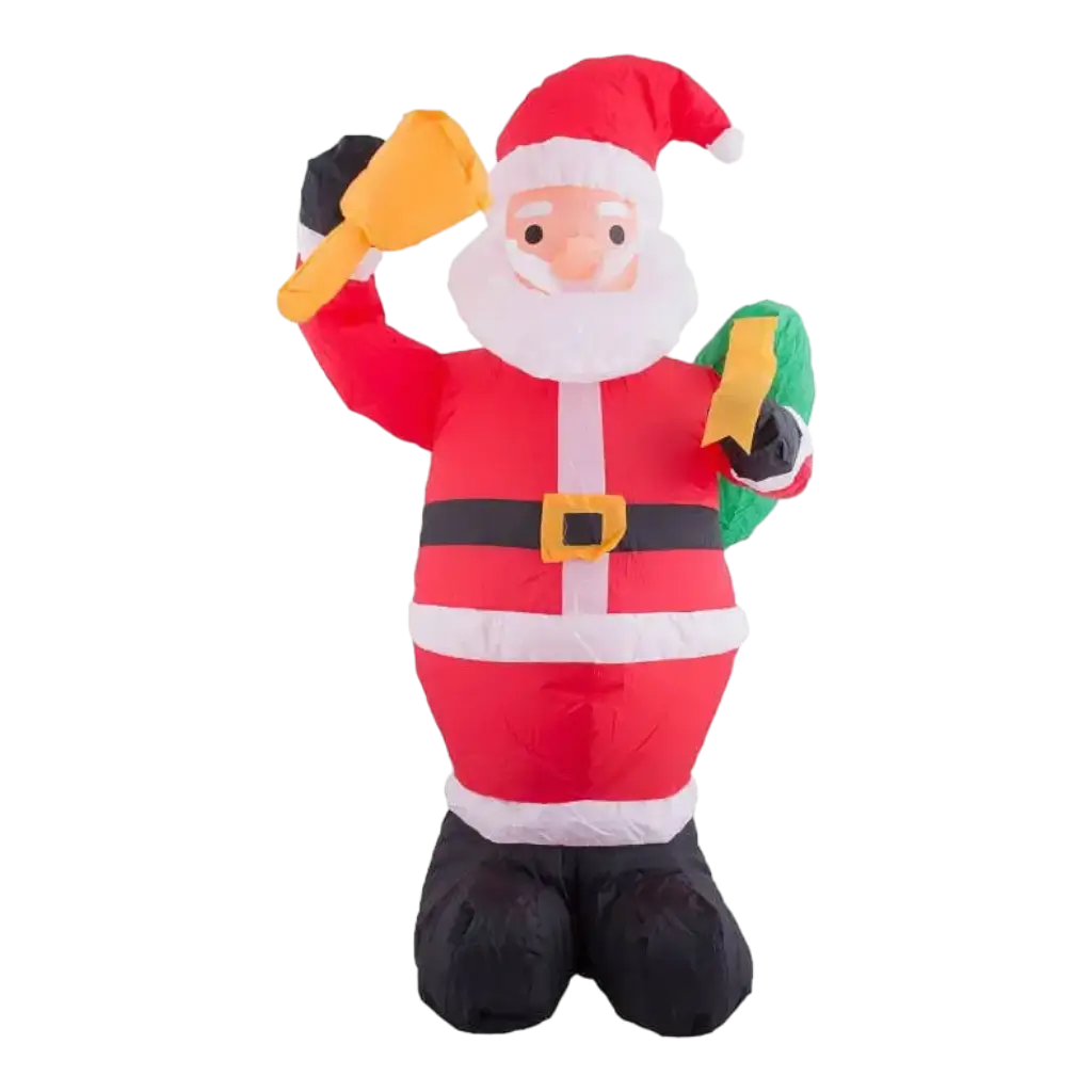 Inflatable and luminous Father Christmas 120cm