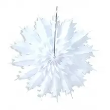 Silk paper snowflake 48cm
