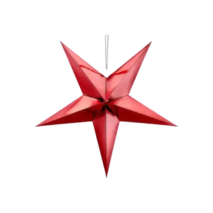 Red paper star 70cm