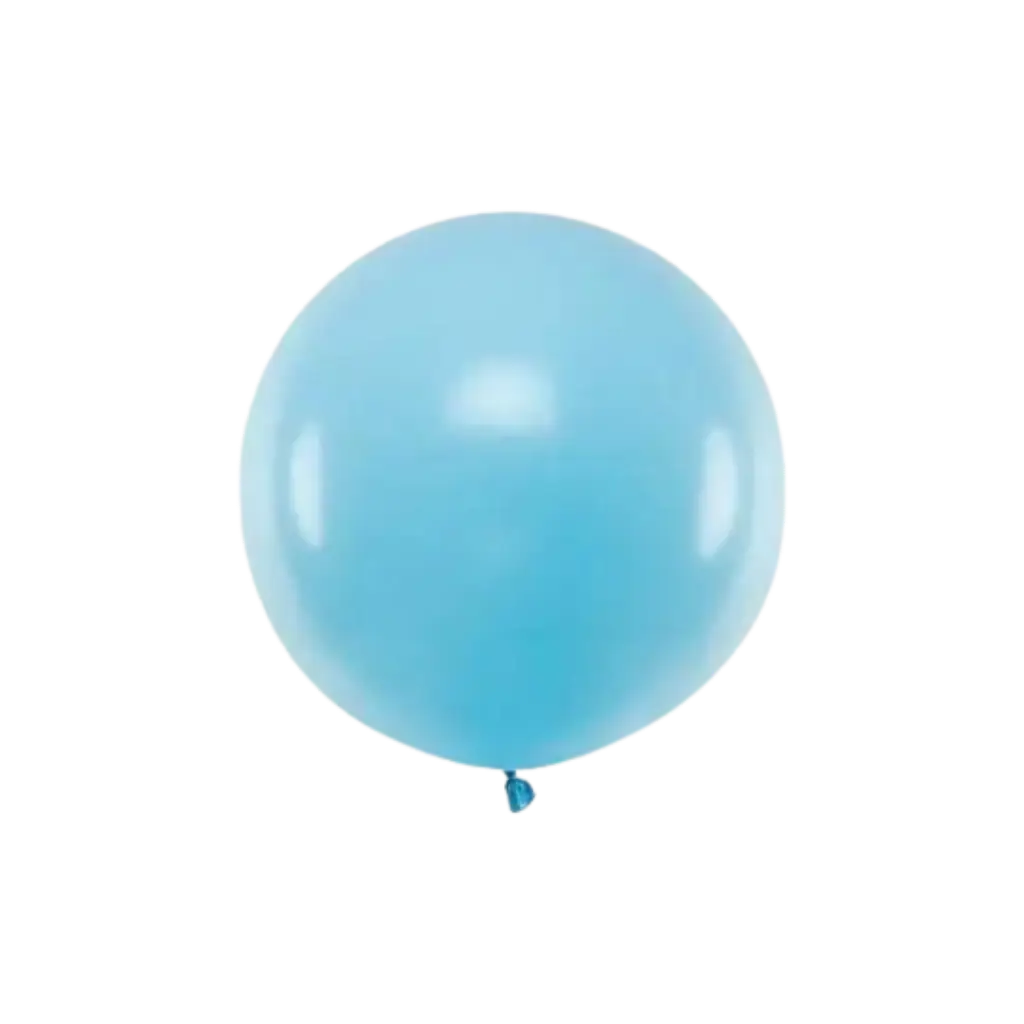 Round balloon Light Blue Pastel ø60cm