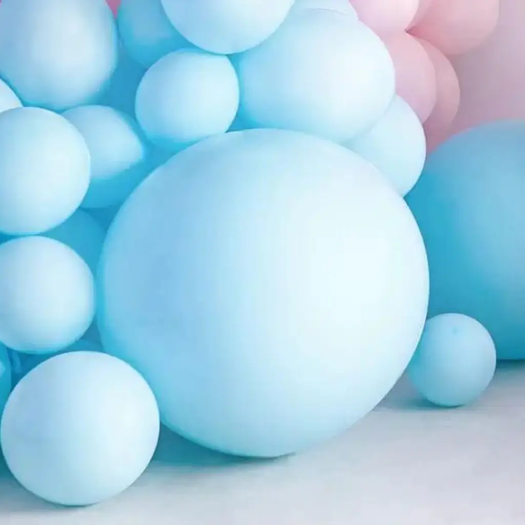 Round balloon Light Blue Pastel ø60cm