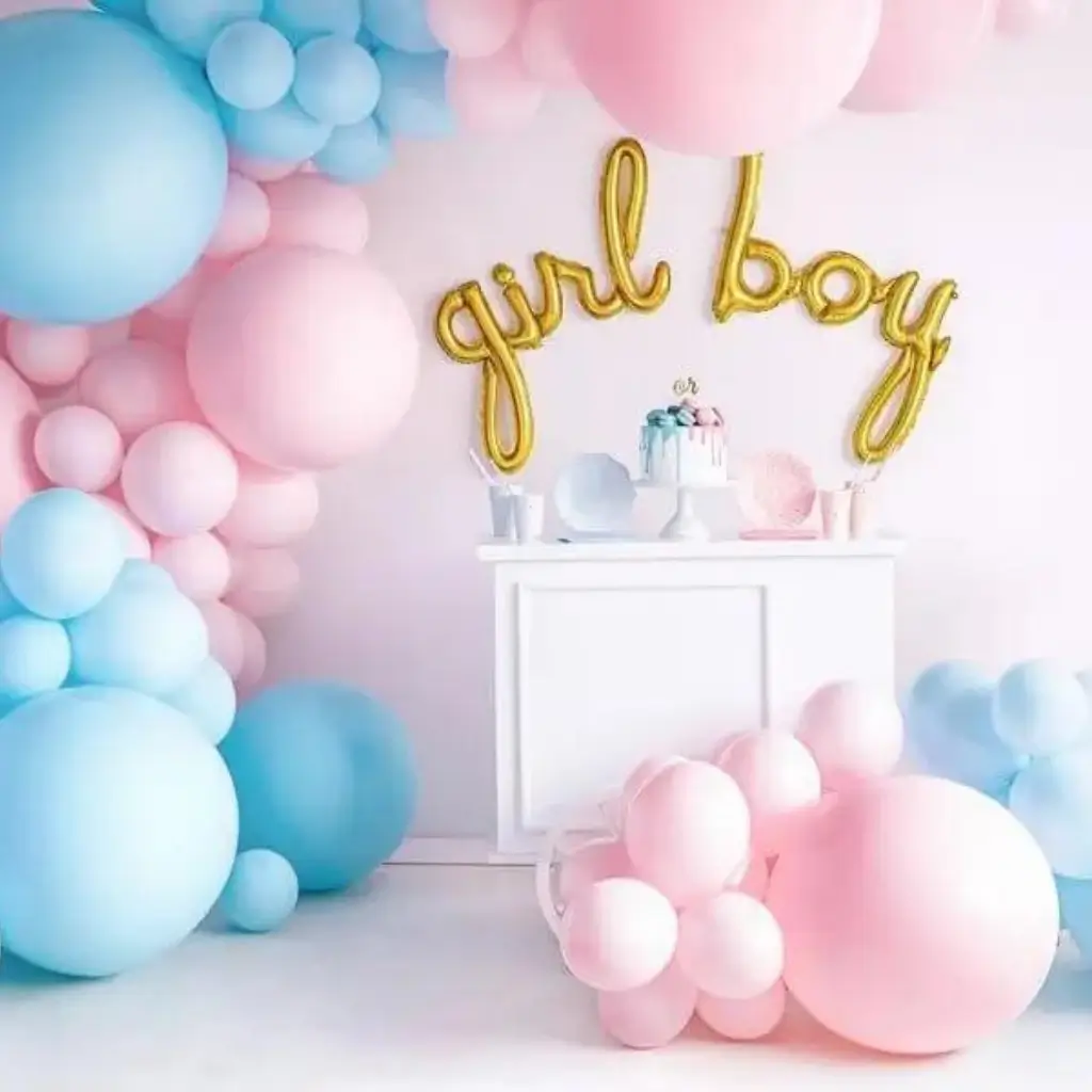 Round balloon Light Blue Pastel ø60cm