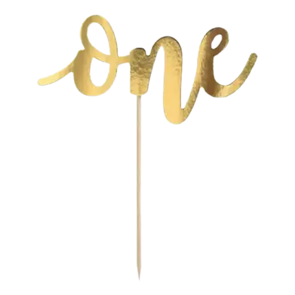 Cake decoration One colour Gold