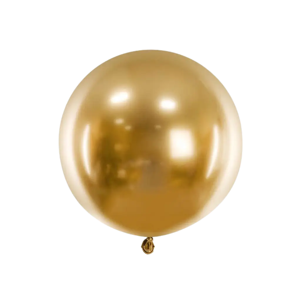 Round Gold Metal Balloon ø60cm