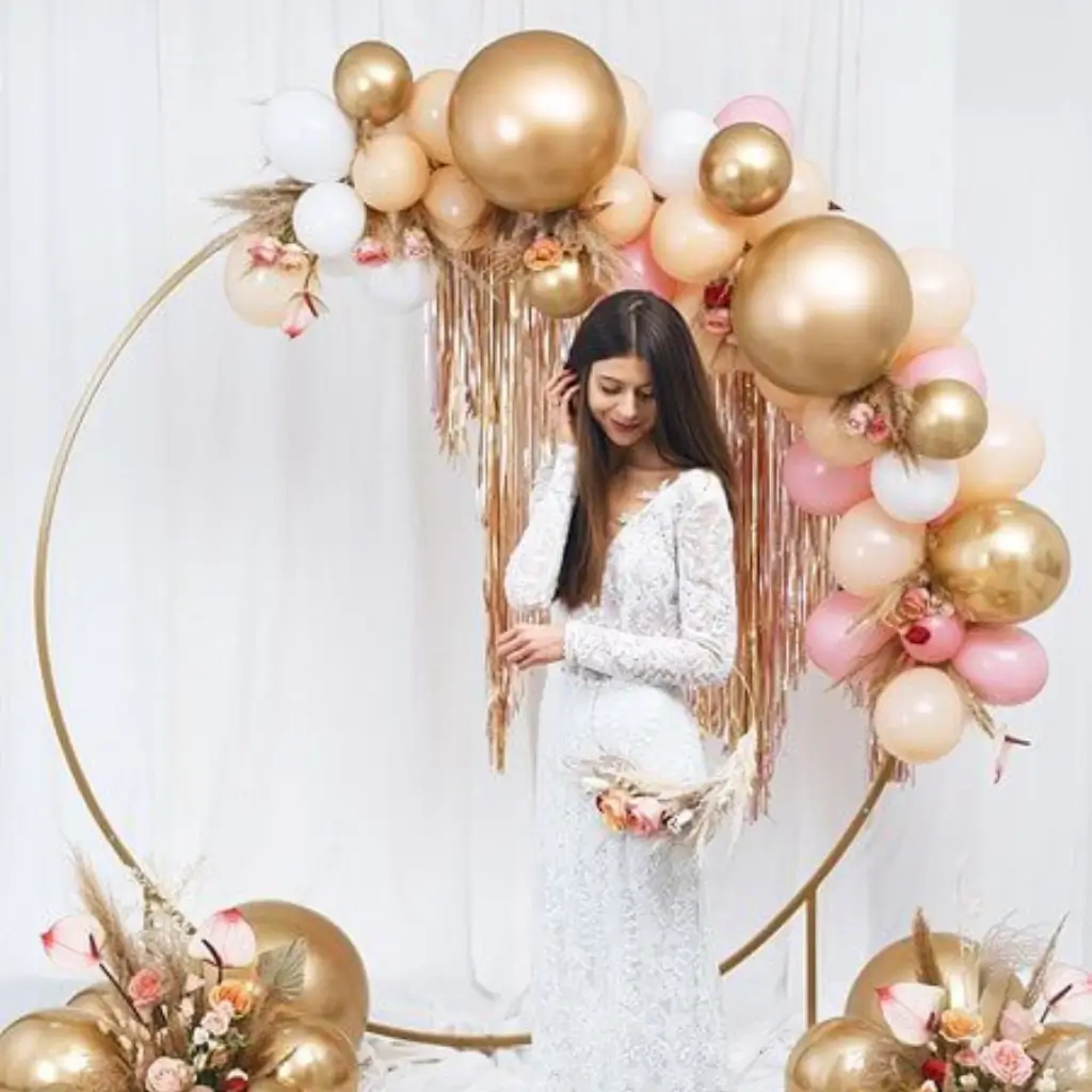 Round Gold Metal Balloon ø60cm