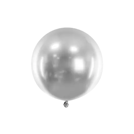 Round Silver Balloon ø60cm