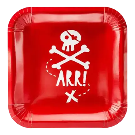 Pirate Party Paper Plates (Set of 6)