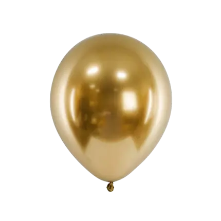 50 Gold Glitter Balloons