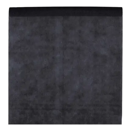 Black non-woven roll tablecloth 10 meters