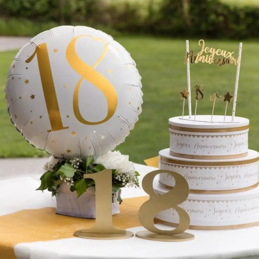 Ball White/Gold 18 years ø45cm