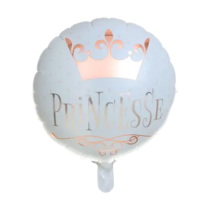 Princess Balloon Pink Gold ø 45cm