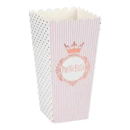 Princess Rose Gold paper cone (set of 8)
