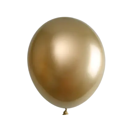 Biodegradable Balloon Metallic Gold (Set of 6)