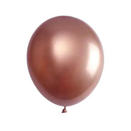 Biodegradable Balloon Metallic Rose Gold (Set of 6)
