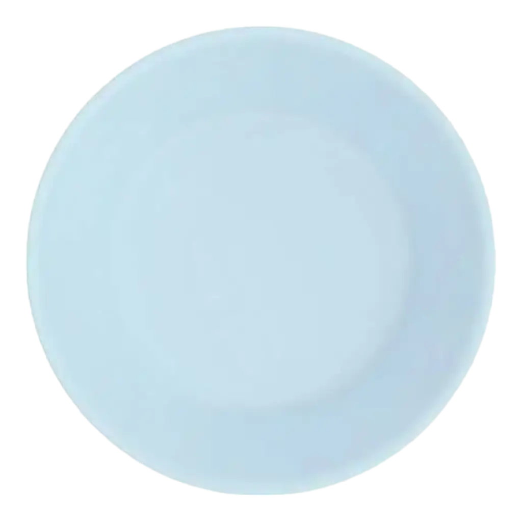 Unbreakable Pastel Blue Deep Plate ø 18cm