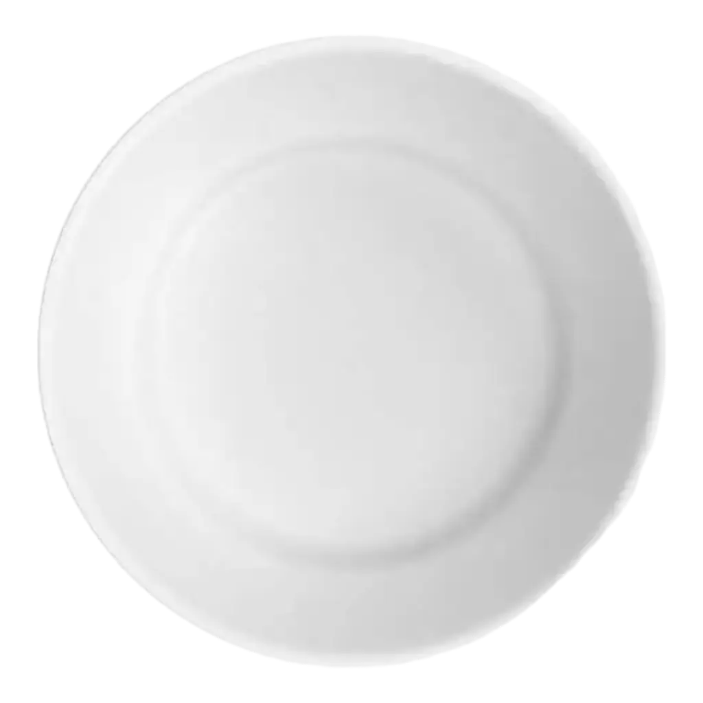 Unbreakable White Deep Plate ø 18cm