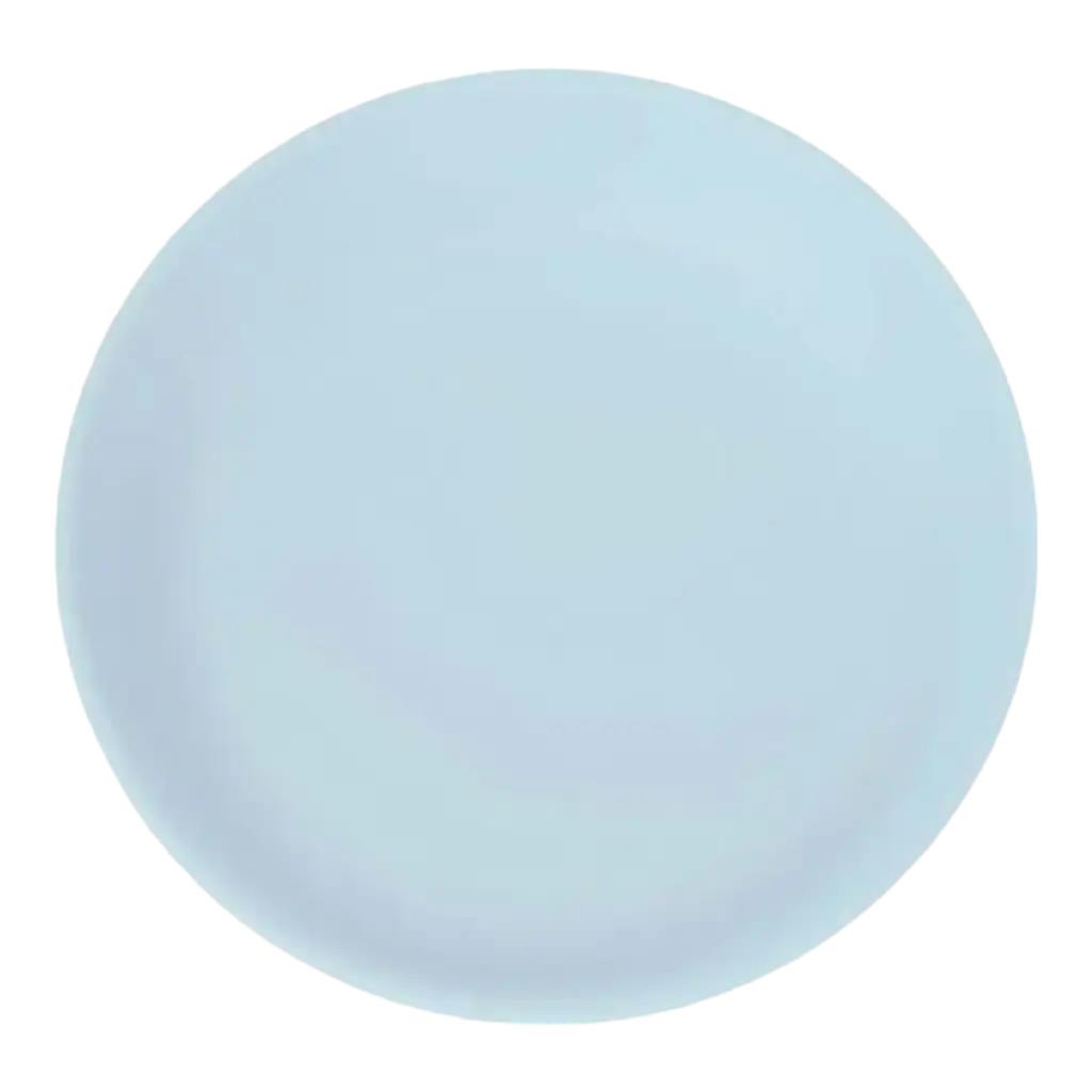 Unbreakable Pastel Blue Flat Plate ø 21cm