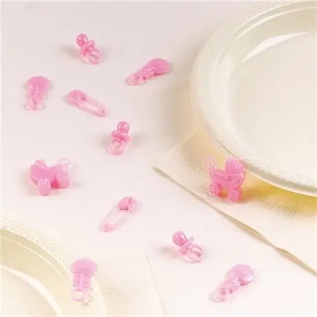 Baby Shower Girl Table Confetti (Set of 25)