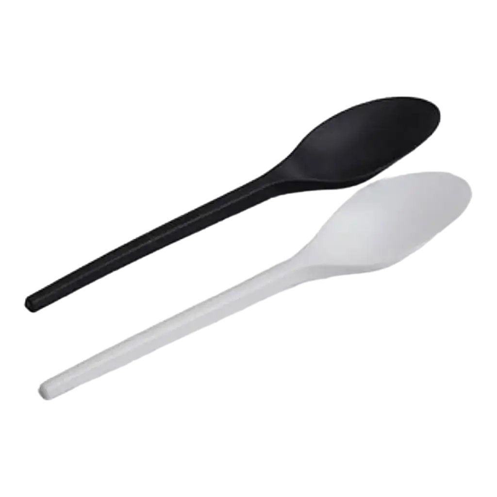 PLA White Disposable Coffee Spoon (Set of 50)