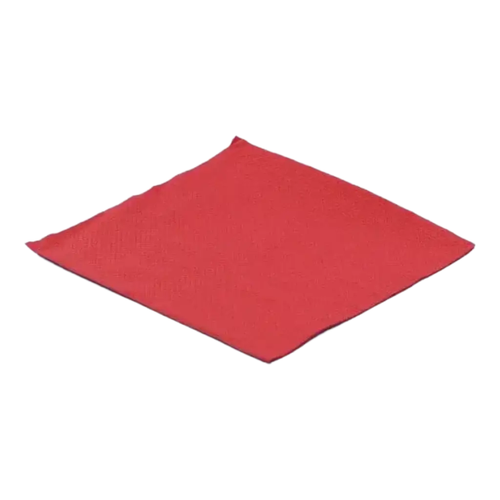 Micro Point Cocktail Napkin 20x20cm Red (Set of 100)