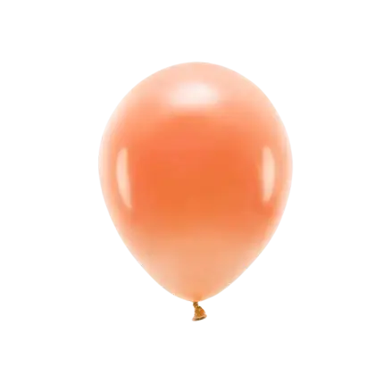 Pack of 10 Orange Biodegradable Balloons