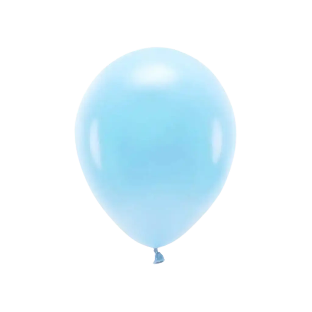 Pack of 10 Light Blue Biodegradable Balloons