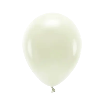 Pack of 10 Biodegradable Balloons Cream