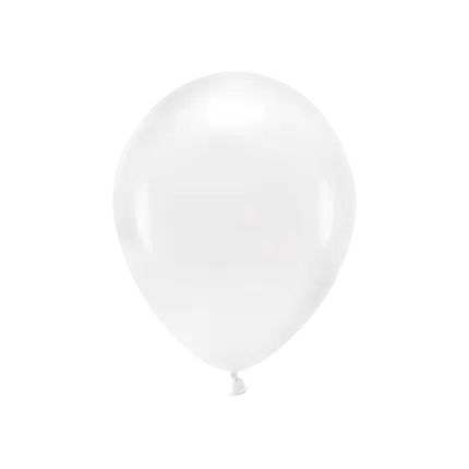 Pack of 10 Clear Biodegradable Balloons