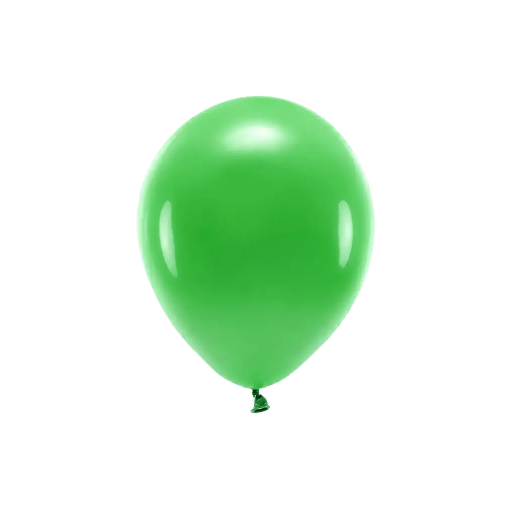 Pack of 10 Green Biodegradable Balloons