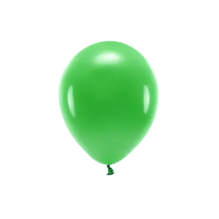 Pack of 10 Green Biodegradable Balloons