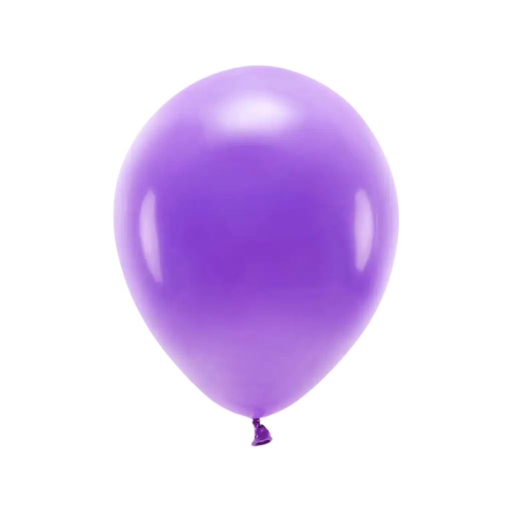 Pack of 10 Purple Biodegradable Balloons