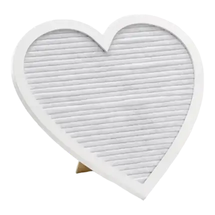 Heart Letter Board