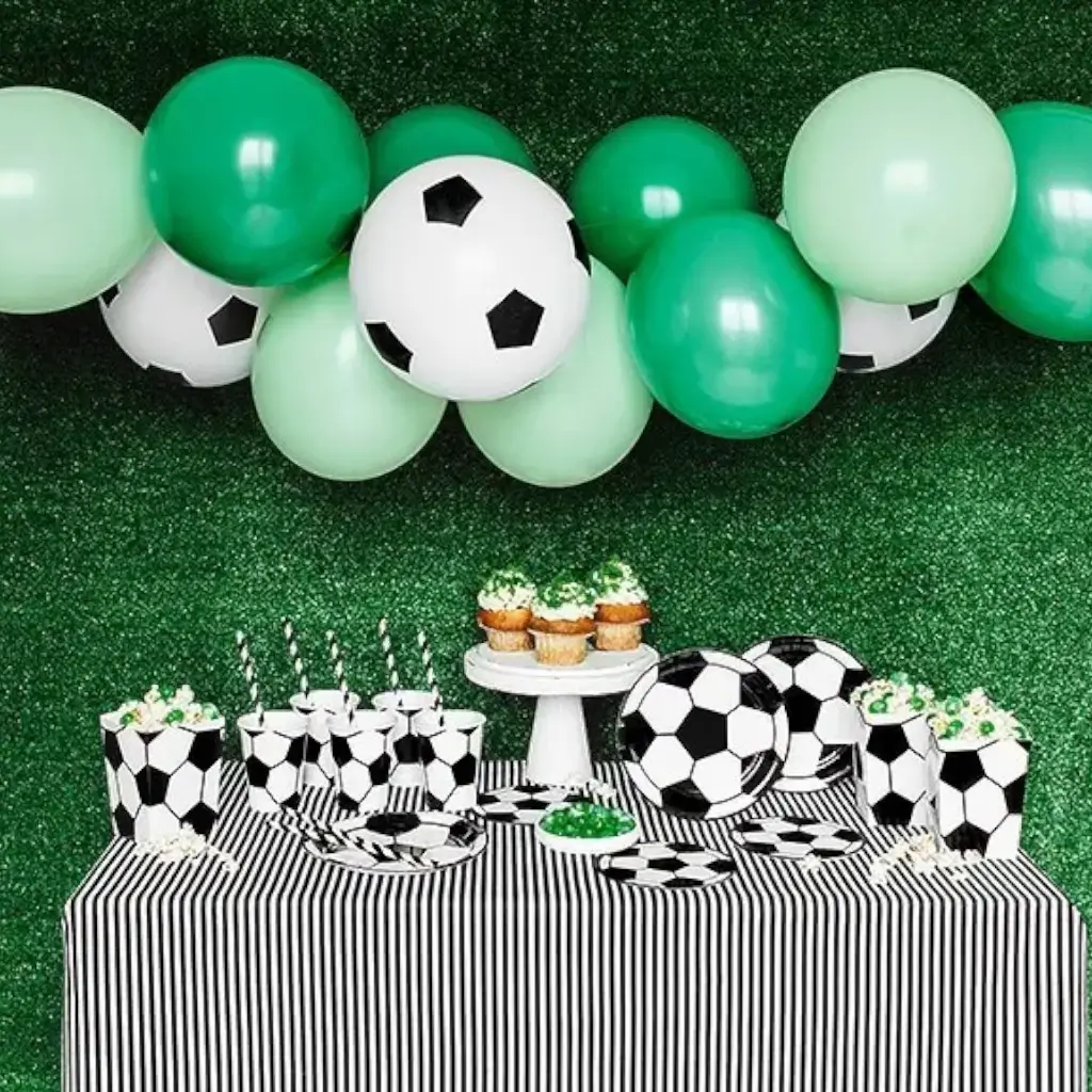 Football themed birthday decoration kit