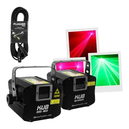 RED LASER MACHINE - KUB 200 RED - BOOMTONE DJ