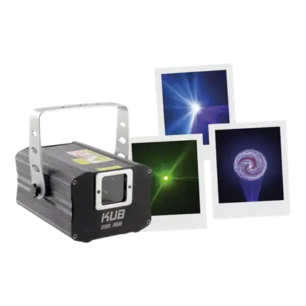 MULTICOLOUR LASER MACHINE - KUB 255 RGB - BOOMTONE DJ