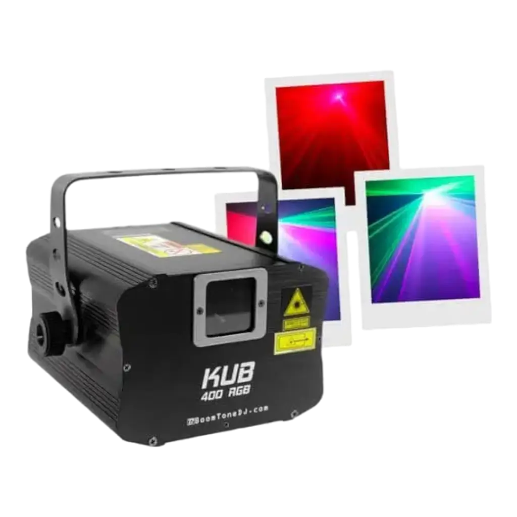 LASER MACHINE - KUB 400 RGB - BOOMTONE DJ