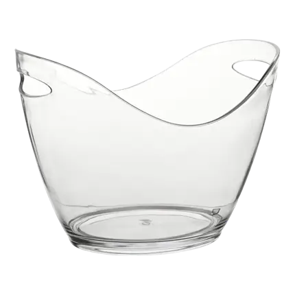 Small transparent champagne bucket - 27cm
