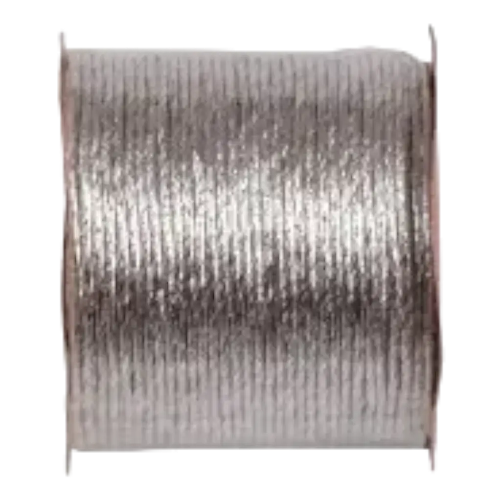 Silver metallic cord - 20 m
