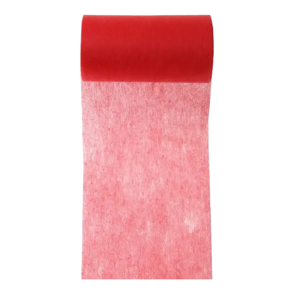 Nonwoven tape plain red - 10m*10cm