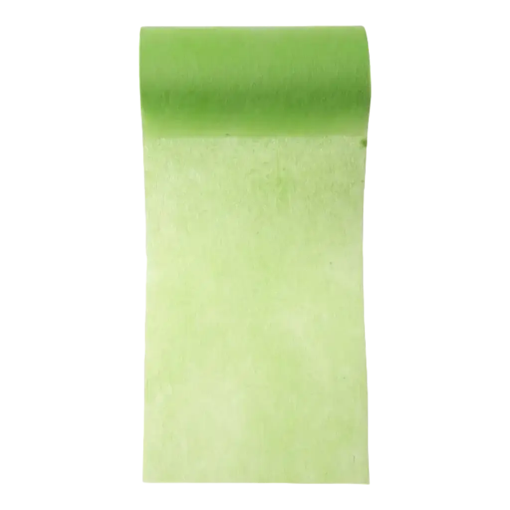 Nonwoven tape plain green - 10m*10cm