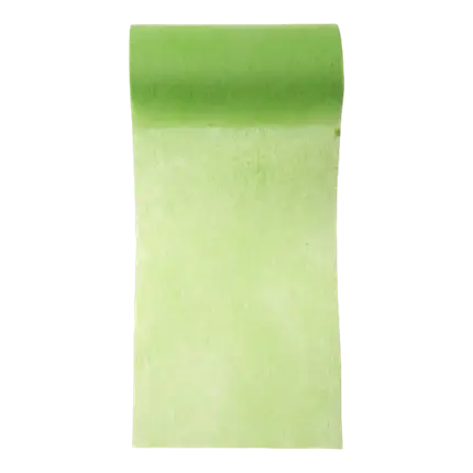 Nonwoven tape plain green - 10m*10cm